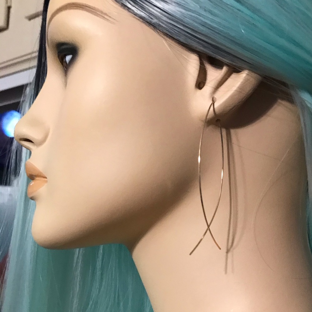 12K•Gold Plate Fish 🎣 Earrings / (OS) GP_12K NEW!